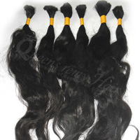Our Premium quality virgin Remy Bulk human hair of Indian origin. We have all natural textured  (state, wavy, curly) hair. available length form 10inch to 38inch.